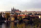 Prague, View of Malo Mesto(little Town) &  Castle